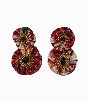 Beaded Tapestry Earrings