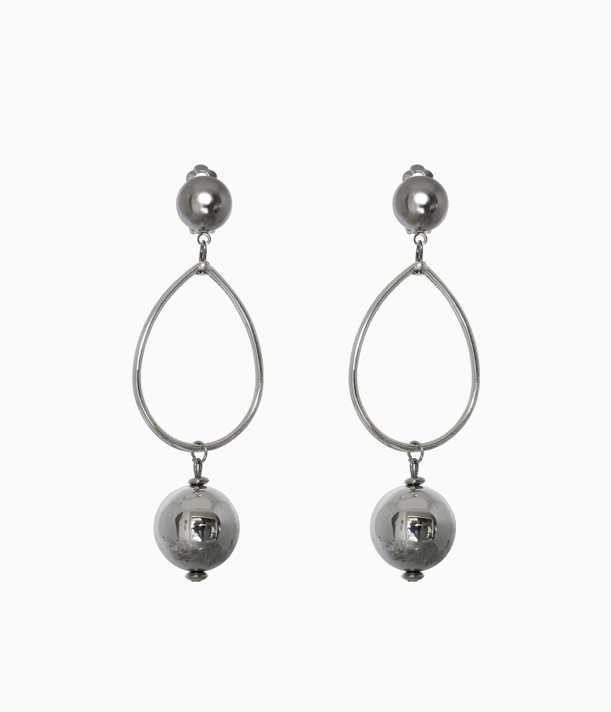 Vintage 80s Long Teardrop Earrings