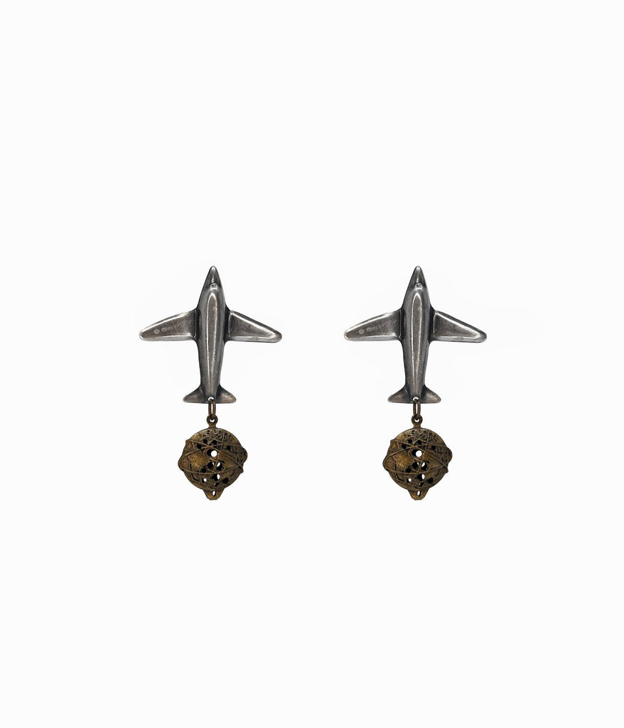 SUSAN L RICHARDSON 1990’s Vintage Airplane Earrings