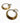 Vintage Hammered Brass Hoop Earrings