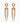80s Hoop & Chain Earrings