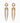 80s Hoop & Chain Earrings