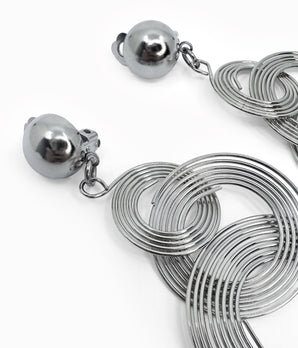 Vintage Triple Wire Hoops Earrings