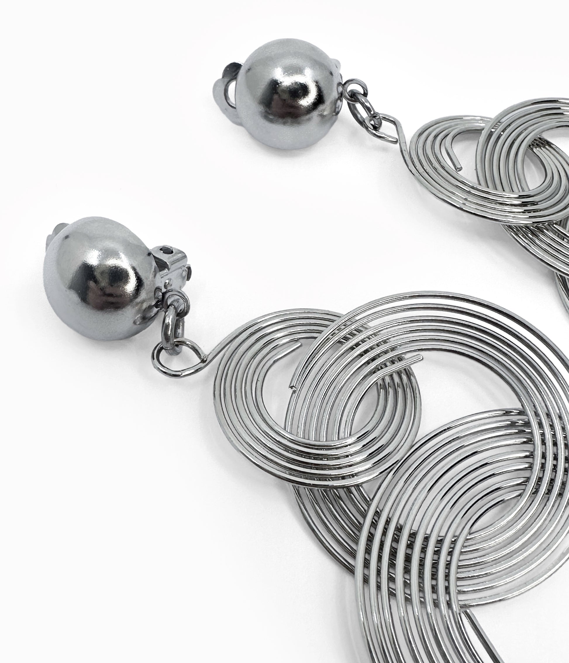 Vintage Triple Wire Hoops Earrings