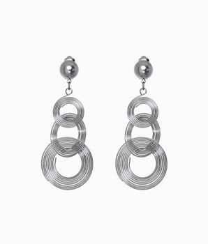 Vintage Triple Wire Hoops Earrings