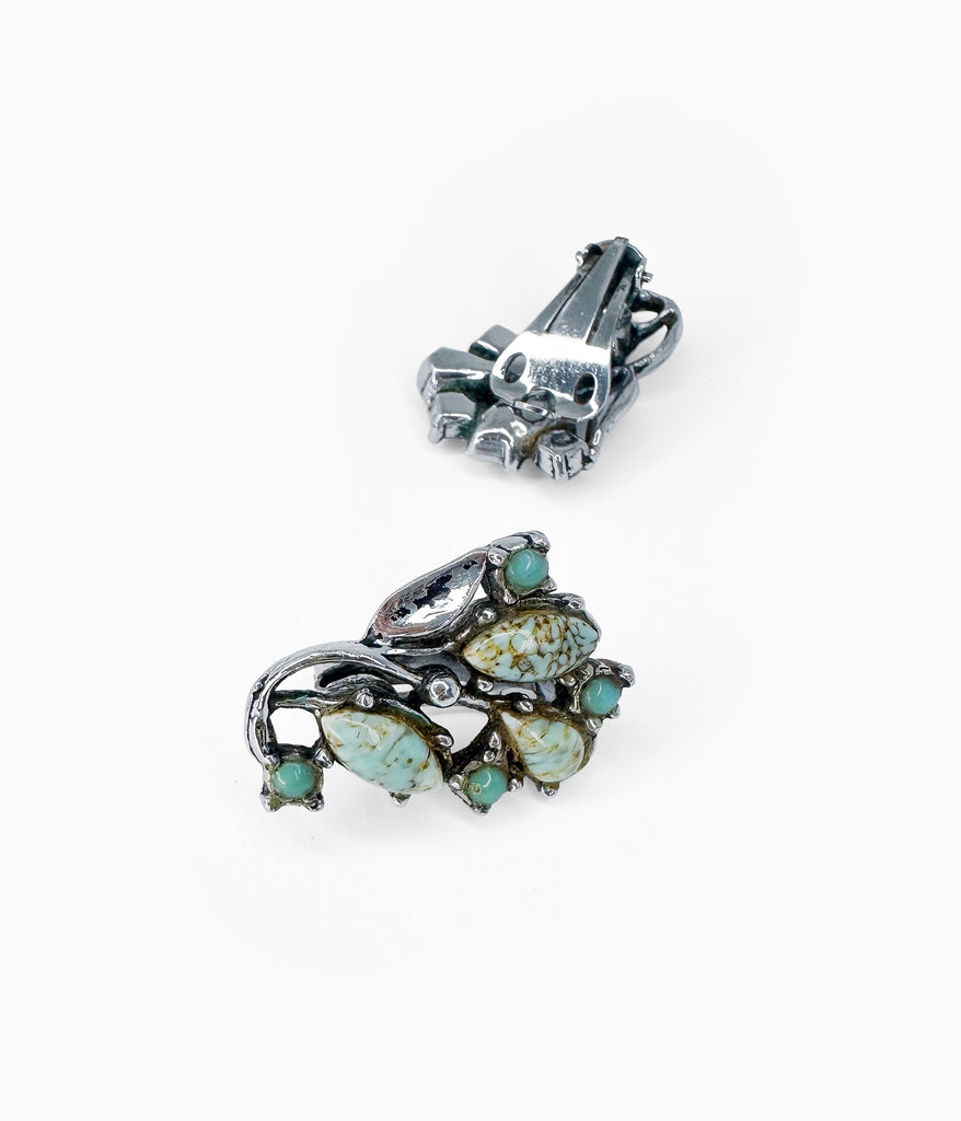Vintage Turquoise Bouquet Mini Earrings