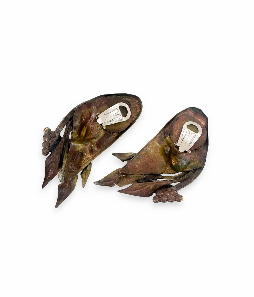 LUIGI BRIGLIA 1980's Vintage Earrings