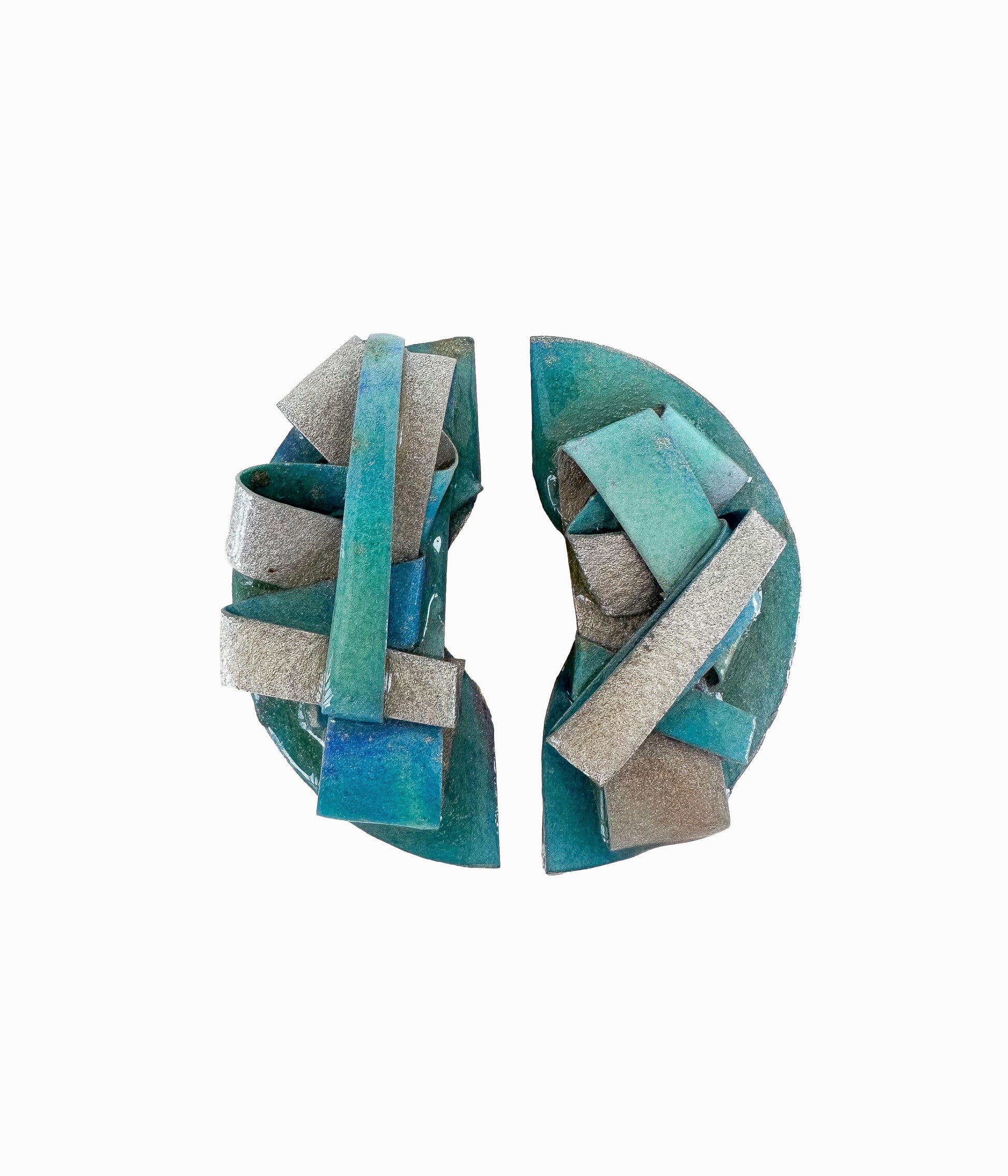 Mismatch 80's Geometric Earrings