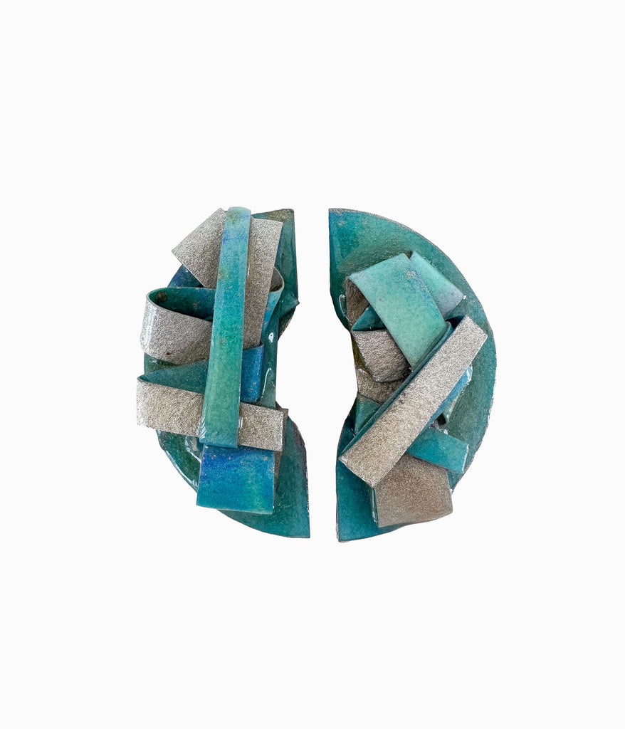 Mismatch 80's Geometric Earrings