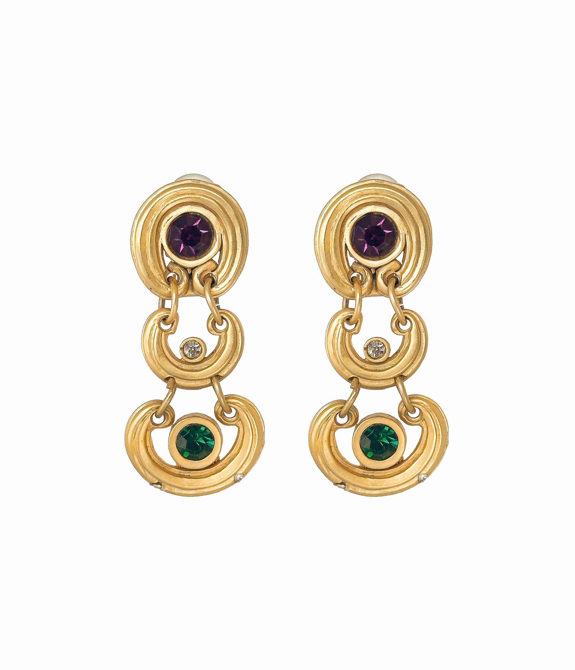 BLANCA Brushed Matte Gold Earrings