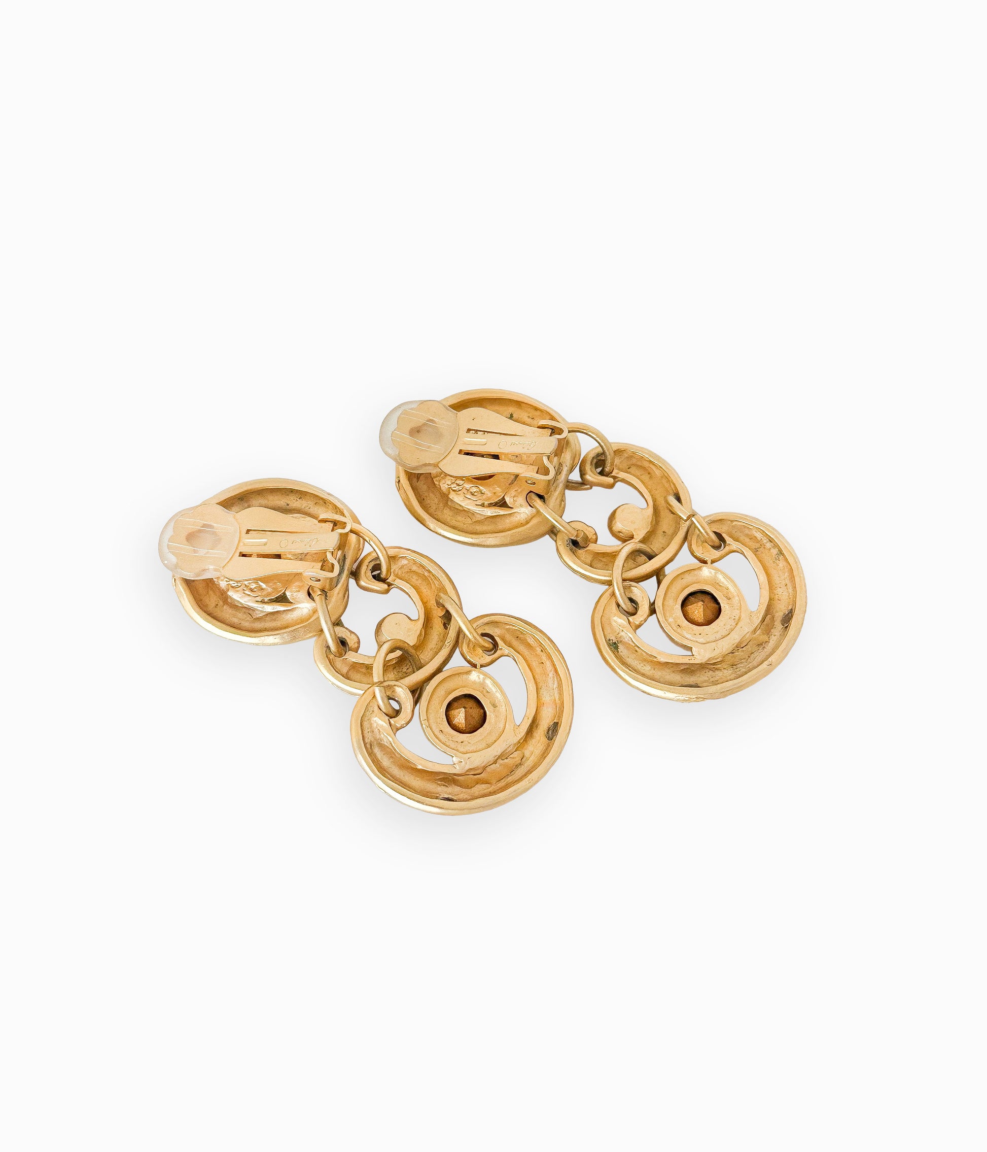 BLANCA Brushed Matte Gold Earrings