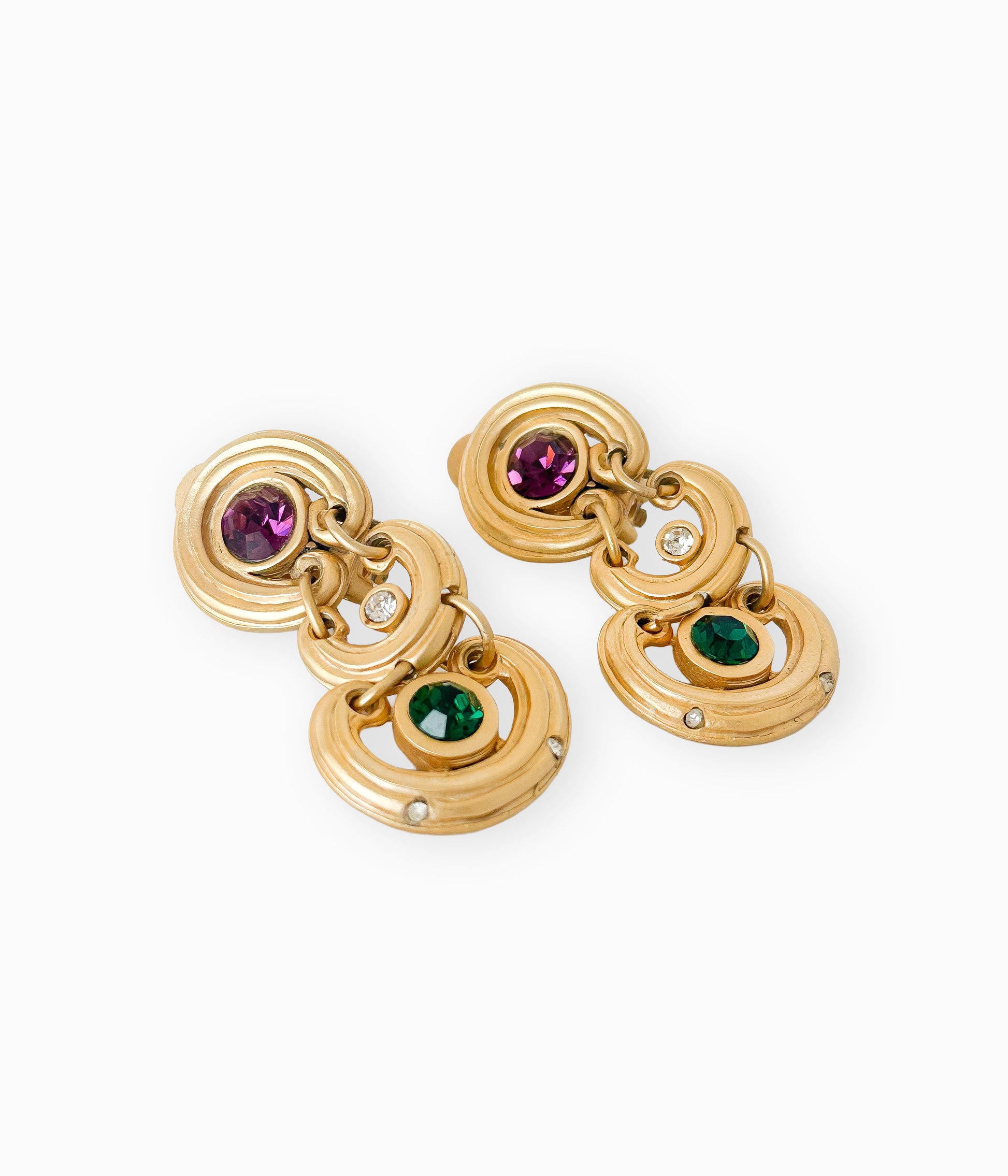 BLANCA Brushed Matte Gold Earrings