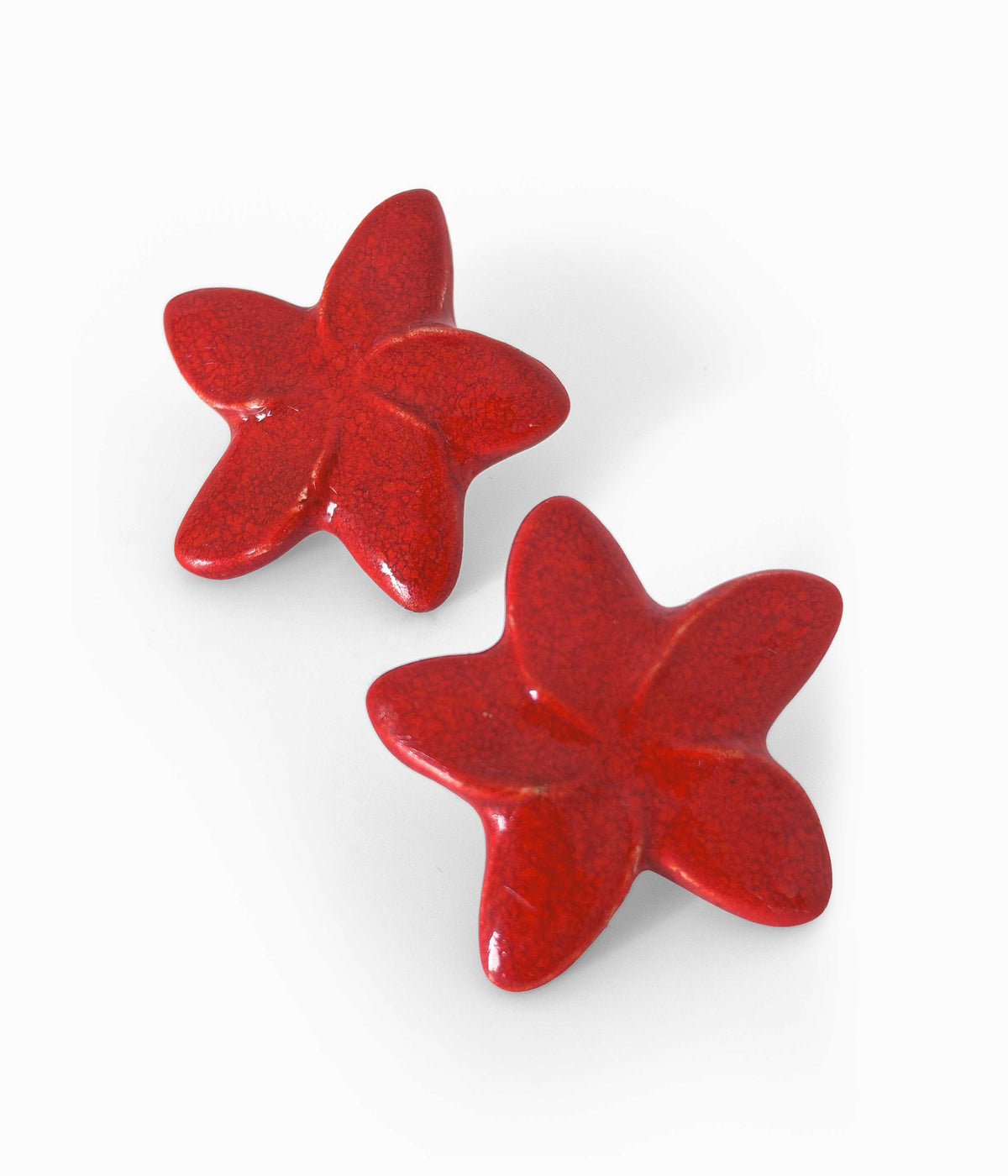 'Flower of Seville' Orange Blossom in Red Ceramic