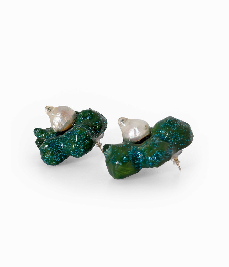Galaxy Green Baroque Pearl Mini
