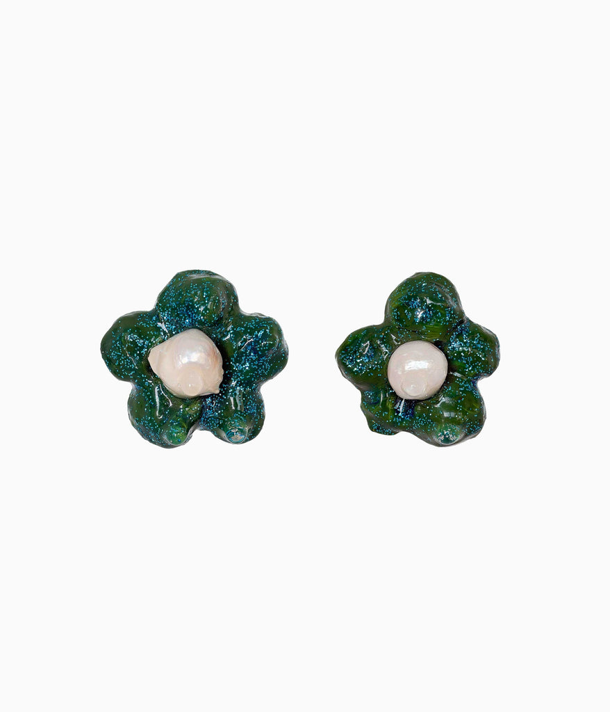 Galaxy Green Baroque Pearl Mini