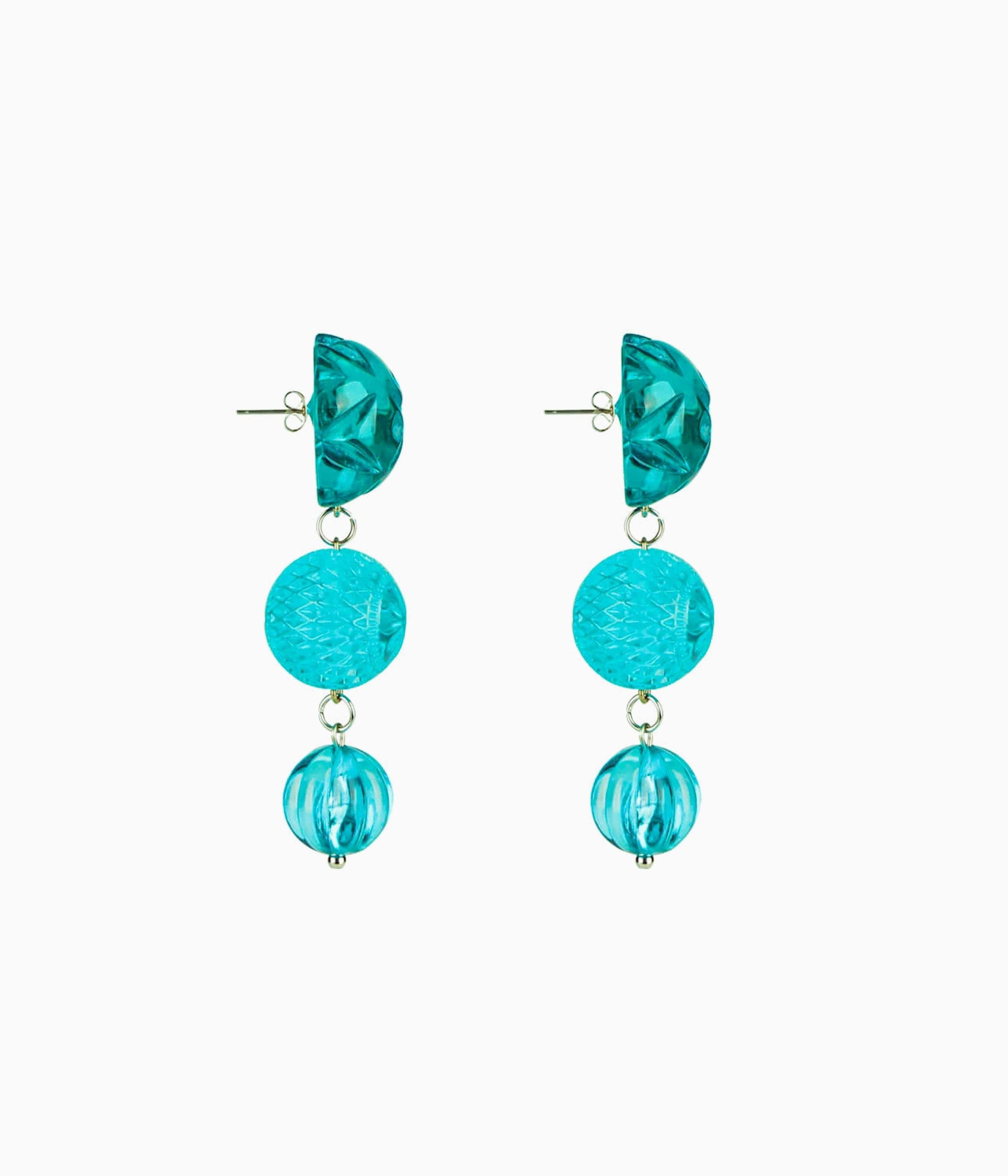 Westbury Drop Earrings in Aqua