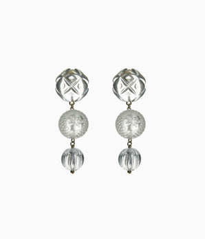Westbury Drop Earrings in Clear