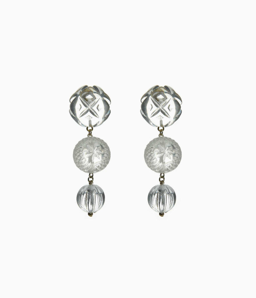 Westbury Drop Earrings in Clear