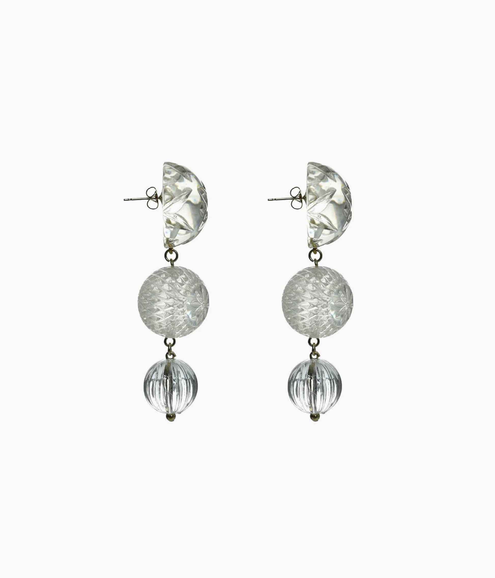 Westbury Drop Earrings in Clear