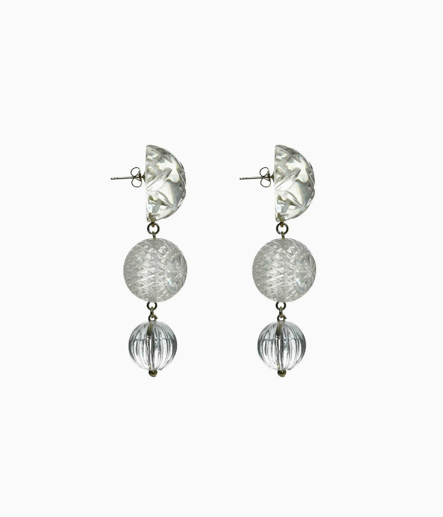Westbury Drop Earrings in Clear