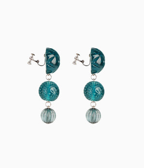 Westbury Drop Earrings in Indigo
