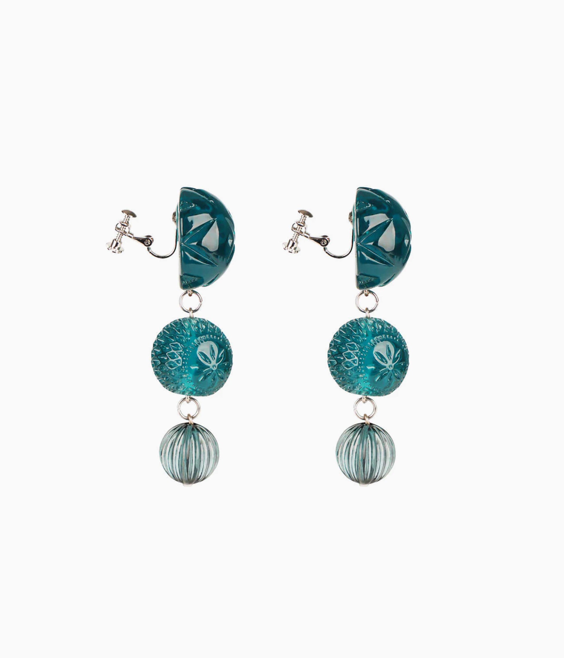 Westbury Drop Earrings in Indigo