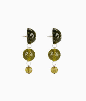 Westbury Drop Earrings in Grey
