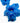 Bright Blue Fleurs Earrings