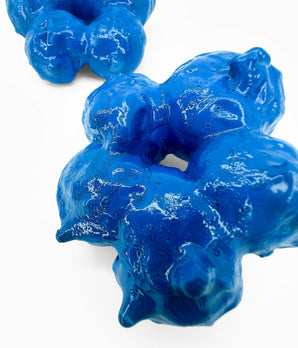 Bright Blue Fleurs Earrings