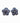 Charcoal Nugget Fleurs Earrings