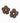 Brown Fleur Earrings